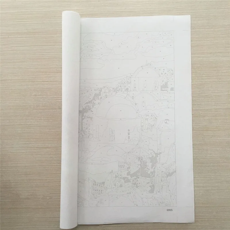 HUAZHIMENG живопись по номерам Раскраска домашний декор холст Единорог стены книги
