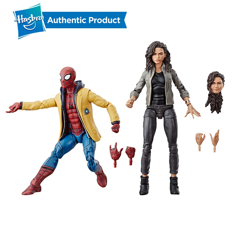 Hasbro Marvel Legends Человек-паук возвращение домой Человек-паук и MJ 2 пакет для ребенка от 4 лет до 6 дюймов Legend возвращение домой 2