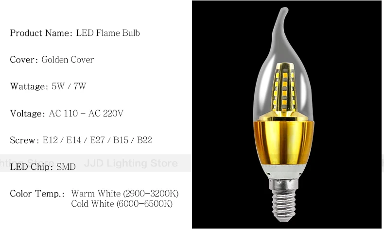 E14 светодиодный лампы в форме свечи лампы светильник E27 энергосберегающая лампа 220V 3W 5 Вт 7 Вт E12 B15 B22 Bombilla Lampara люстра домашнее украшение точечный светильник