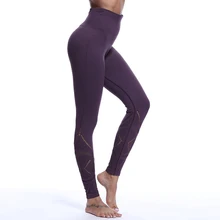 AALAMGEER, высокая талия, эластичные леггинсы для спортзала, Mujer, модные, с отверстиями, быстросохнущие, дышащие, для женщин, для фитнеса, бесшовное для тренировки, леггинсы