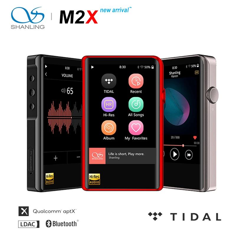 

SHANLING M2X mp3 player bluetooth usb dsd hifi players AK4490EN DAC Mtouch 2.0 support DSD 256 PCM32/384 WiFi AirPlay