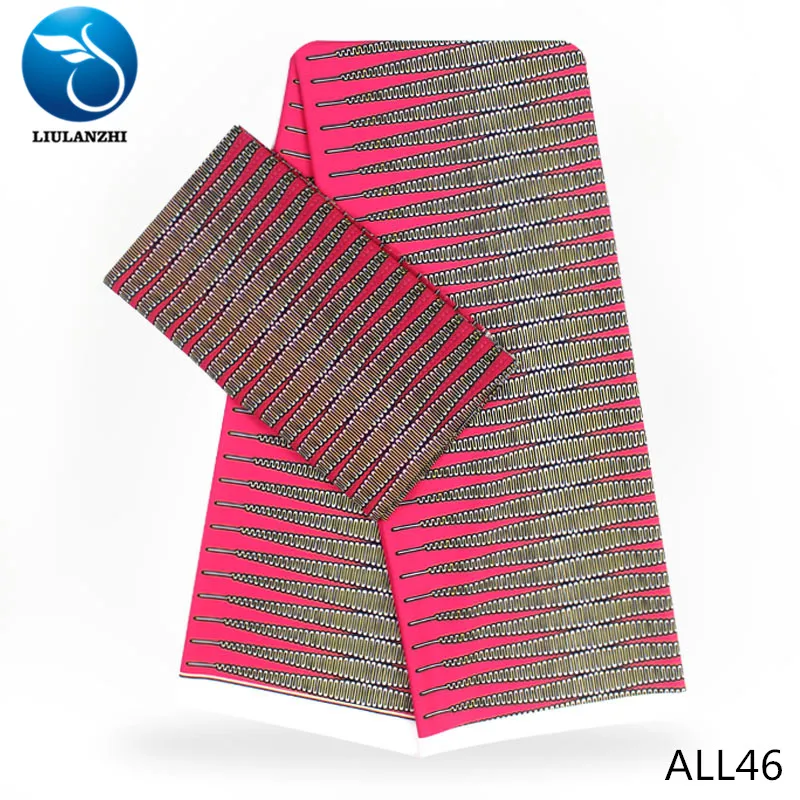 LIULANZHI синяя африканская ткань новейший дизайн Audel ткань с мягкой тканью шифоновая кружевная ткань для платья 6 ярдов ALL37-ALL47