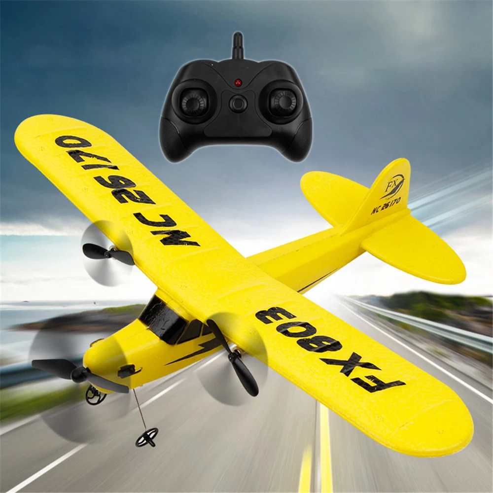2018 FX-803 RC Plane EPP 2CH Flying Model GliderTtoy Planes Remote Control Airplane Outdoor Toys For Kid Boy Birthday Gift