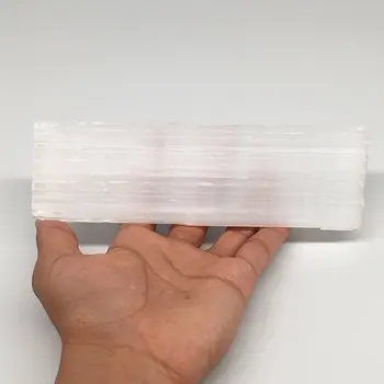 

15cm Rough White Selenite Flat Crystals Energy