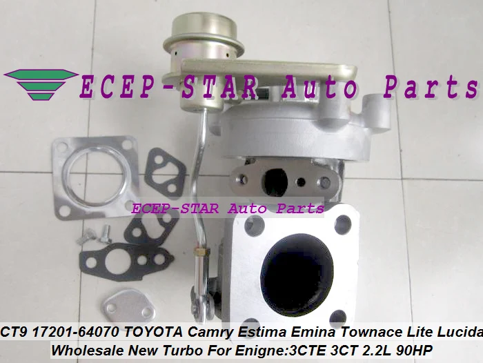 CT9 17201-64070 17201-64071 турбина, турбонаддув подходит для TOYOTA Camry Lite TownAce Vista Emina Lucida 3CT 3C-T 2.2L 90HP