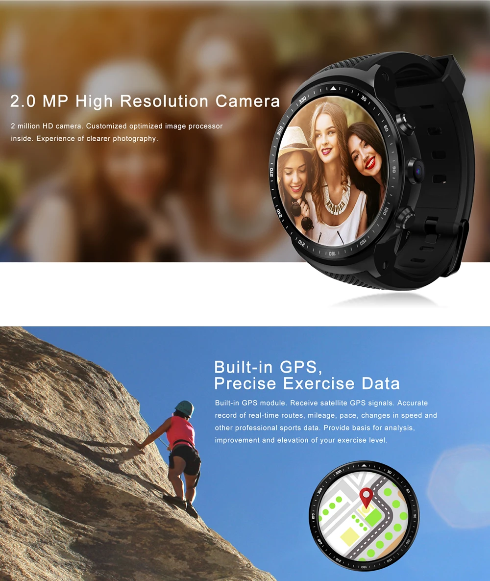 Zeblaze Thor PRO Smart Watch Men 3G GPS WiFi Android 5.1 MTK6580 Quad Core 1GB 16GB 2.0 MP Camera Heart Rate Monitor Smartwatch Zeblaze Thor PRO Smart Watch Men 3G GPS WiFi Android 5.1 MTK6580 Quad Core 1GB 16GB 2.0 MP Camera Heart Rate Monitor Smartwatch - smart-warch, men