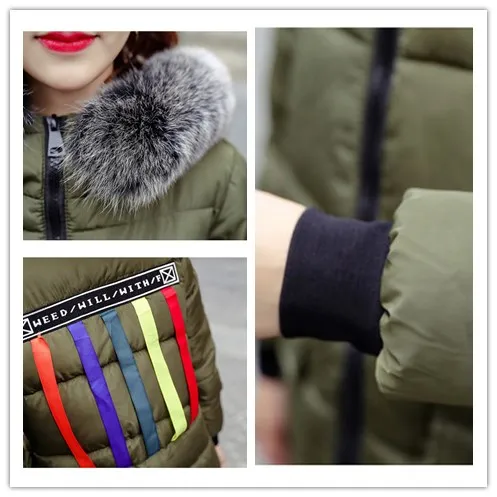 Col D'hiver Manteau Veste Feminino Survêtement De Capuchon À Femmes Tinteen army Longue Parka Green Fourrure Gc132 Chaud 2018 Dames Black Épaissir Femelle Chaqueta 7YpnwAqxx5