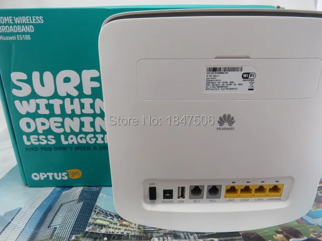 Открыл Huawei e5186s-61a cat6 300 Мбит/с 4 г LTE FDD 700/1800/2600 мГц tdd2300mhz CPE Беспроводной маршрутизатор + 4 г антенны