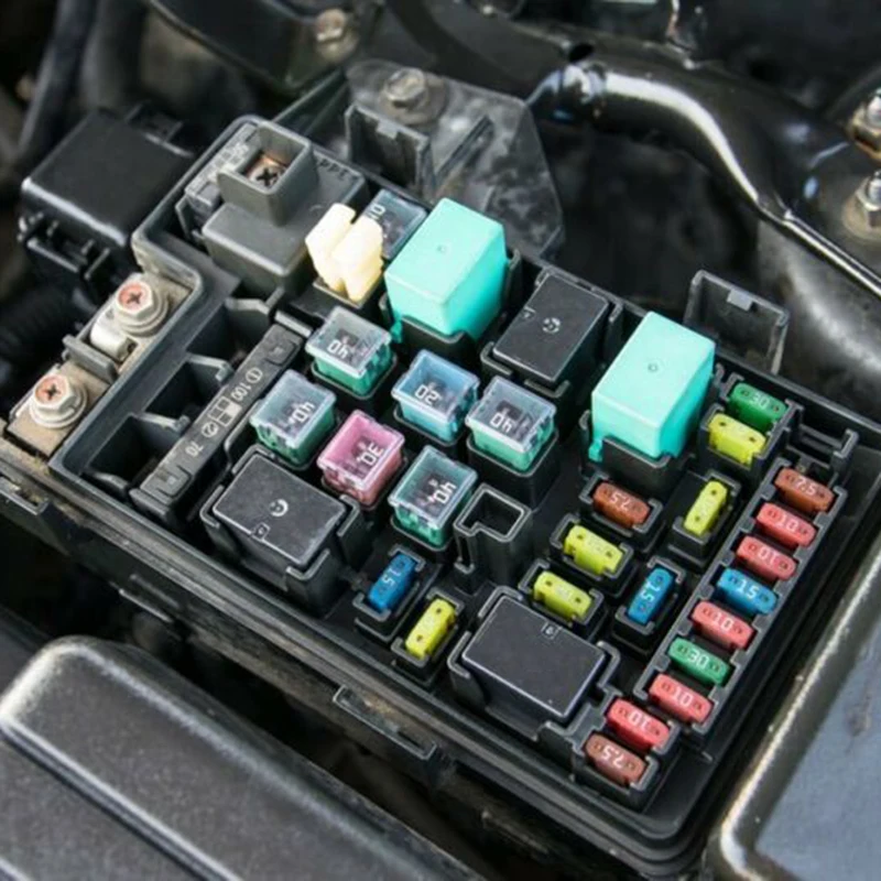 

100x Car Mini Low Profile Fuse Box 5 7.5 10 15 20 25 30 Amp Fuse Kits ~Hot Sale