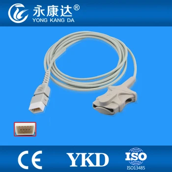 

BCI Reusable Adult Finger Soft Tip Spo2 probe/sensor 9pin/3m , Medical TPU cable, Free Shipping!