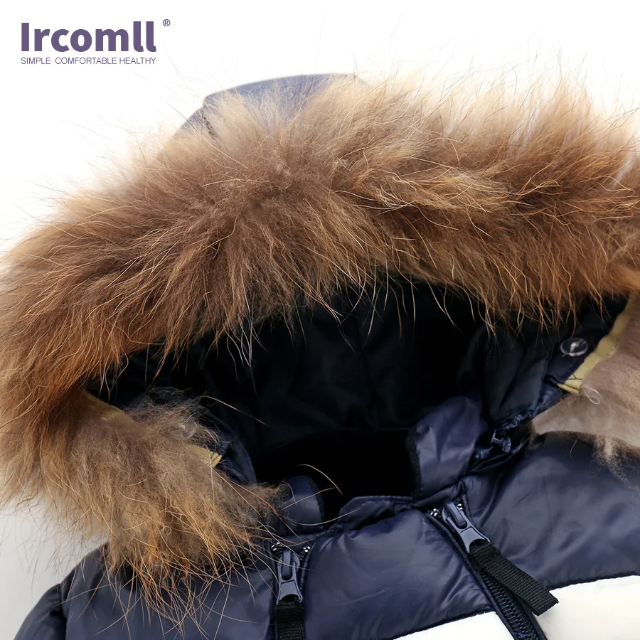 Ircomll детская зимняя верхняя одежда Комбинезоны для маленьких мальчиков и девочек