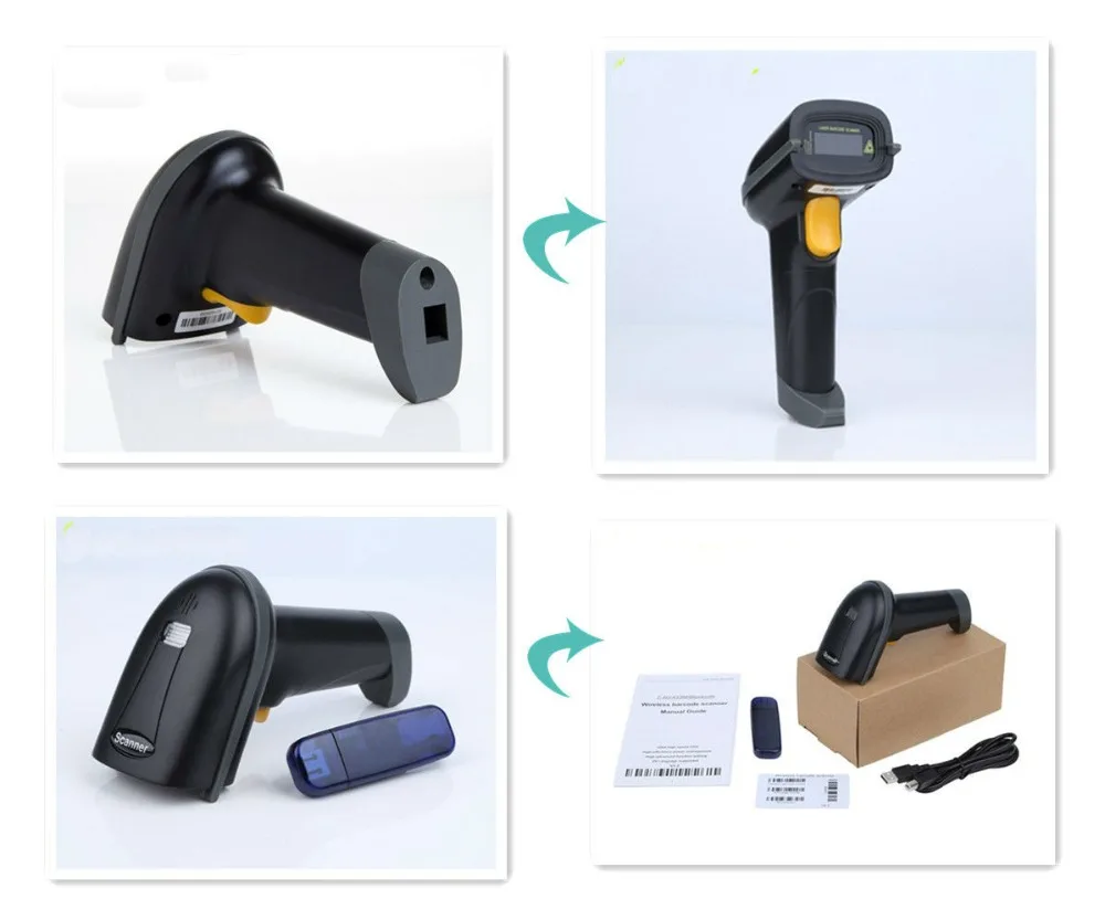Hot-selling-1D-Wireless-Barcode-scanner-1D-Z76W-Bluetooth-Barcode-scanner-Red-light