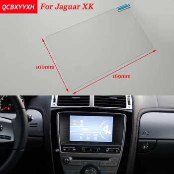 

Car Styling 8 Inch GPS Navigation Screen Steel Protective Film For Jaguar XK Control of LCD Screen Car Sticker