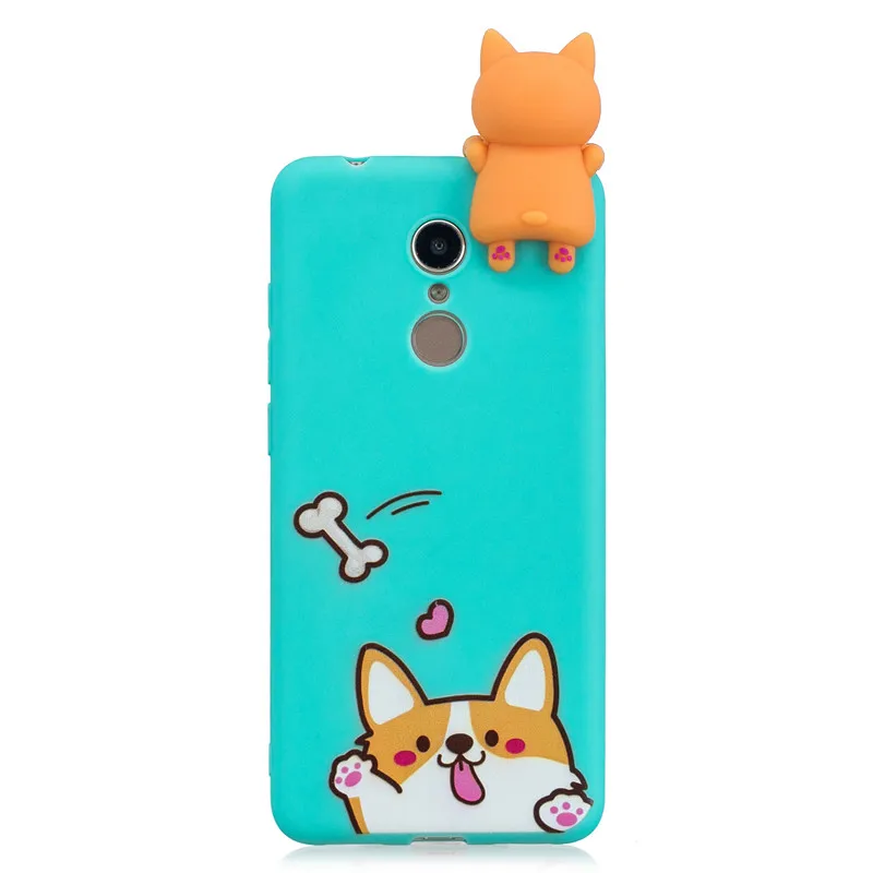 Fundas para Xiaomi Redmi 5 Plus funda para Xiaomi Redmi 5 funda Redmi 5 funda Redmi 5 Plus funda 3D dibujo animado juguete Cute Soft Silicone Phone Fundas