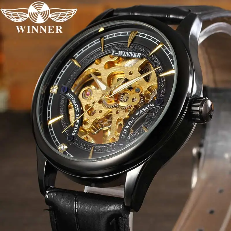 Forsining Mens Watch Top Brand Luxury Military Sport Hand Wind Mechanical Wristwatch Skeleton Male Clock relogio masculino 0650 | Наручные