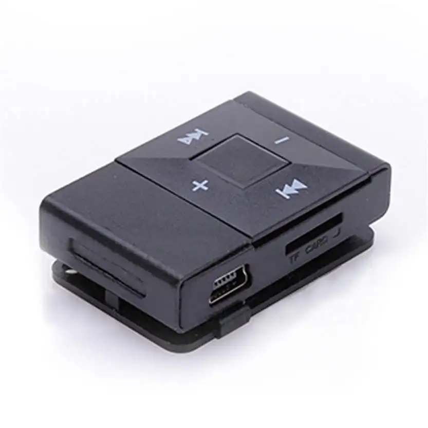 Levert DropshipDel Mini USB Clip Digital Mp3 Music Player Support 8GB SD TF Card Clip-on Design Sep 28#225