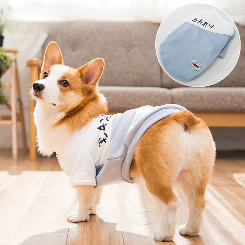 

OUYXR Spring Autumn Pet Clothes Warm Dog Sweater Clothing Only For Corgi French Bulldog Pug Small Dogs Coat Costume Jacket 017