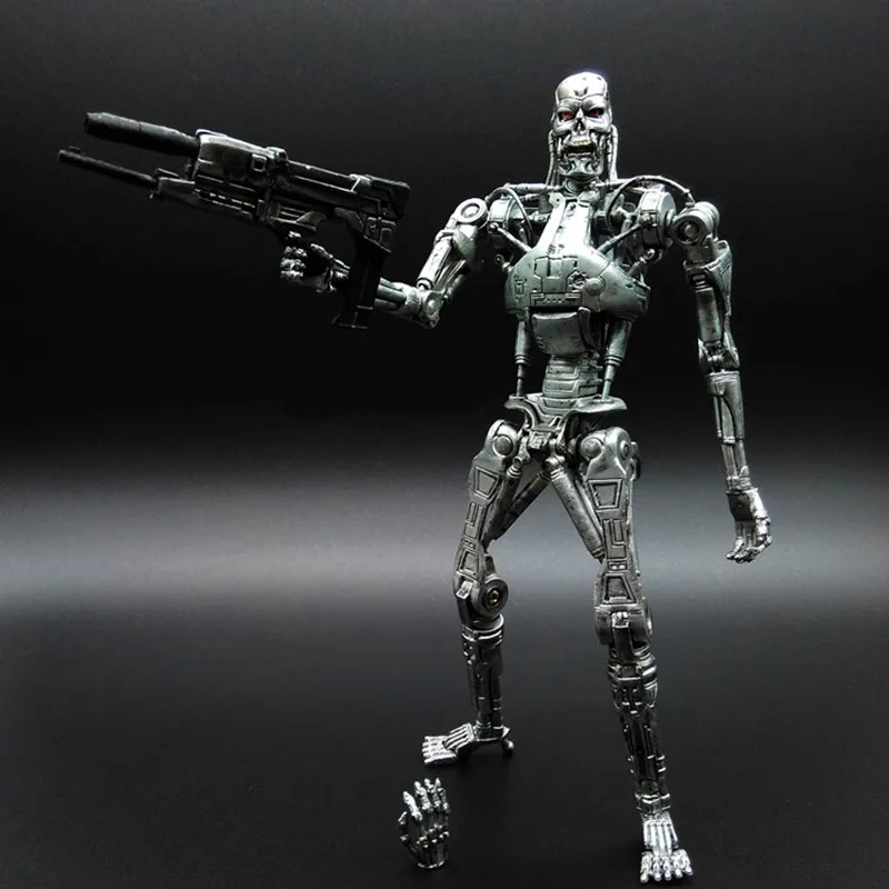 

Anime Terminator Movable Joints T800 Mechanical Skeleton PVC Action Figure Collection Model Toy G2437