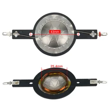 GHXAMP 25,5 мм 25 сердечник ВЧ по индивидуальному заказу звуковая катушка наушников Титан кино диафрагмы 8OHM ВЧ Динамик ремонт аксессуары DIY Универсальный стент из 2 предметов