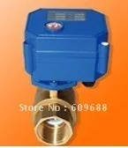

G1'' CWX Motorized Ball Valve For Water Treatment CR03 or CR04 Control 5V,12V or 9-24V
