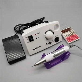 

30000RPM Nail Drill Machine Manicure Machine Nail Equipment Manicure Pedicure Kit Electric Nail File with Cutter Nail Bit Tool