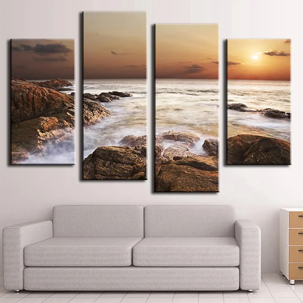 Online Shop Pcsset Modern Canvas Art Rocky Sea Canvas Wall - Online Shop Pcsset Modern Canvas Art Rocky Sea Canvas Wall Picturedecoration Home Modern Canvas Combined Paintings Art Prints Aliexpressmobile online shop pcsset modern canvas art rocky sea canvas wall - online shop pcsset modern canvas art rocky sea canvas wall picturedecoration home modern canvas combined paintings art prints aliexpressmobile