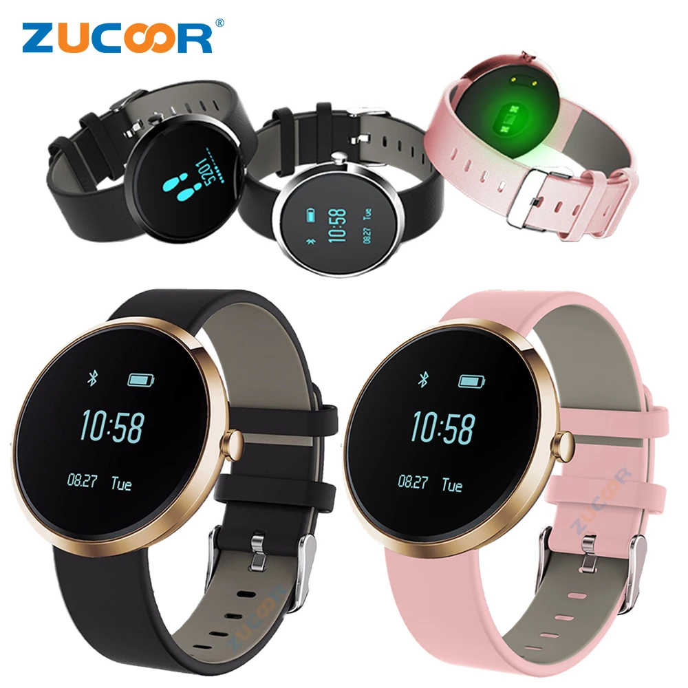 ZUCOOR V06 font b Smart b font Wrist Band font b Watch b font Blood Pressure