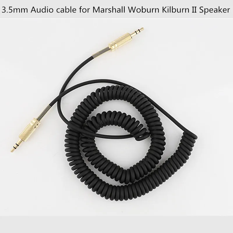Сменный аудиокабель AUX 3 5 мм Спиральный шнур для колонок Marshall Woburn Kilburn II штекер