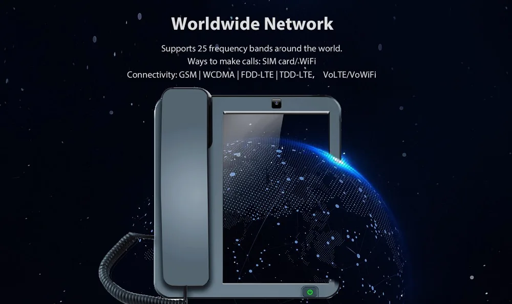 LTE 4 г фиксированный беспроводной стационарный Android 6,0 с 4 г sim-сетевой видеофон glob Универсальный пожилой wifi видео мобильный телефон
