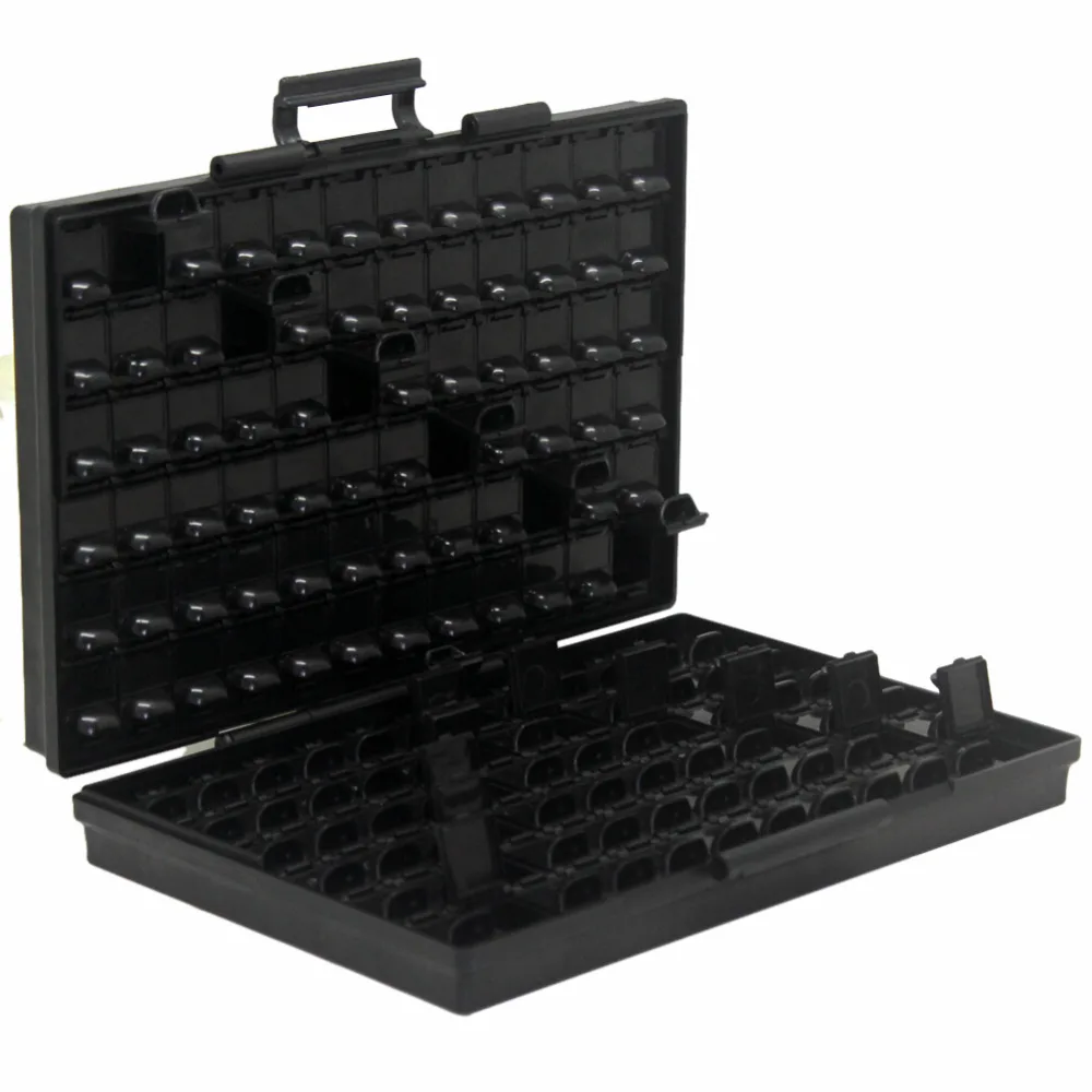 AideTek ESD безопасное SMD хранилище IC Box Bins антистатические SMT Организатор транзисторы