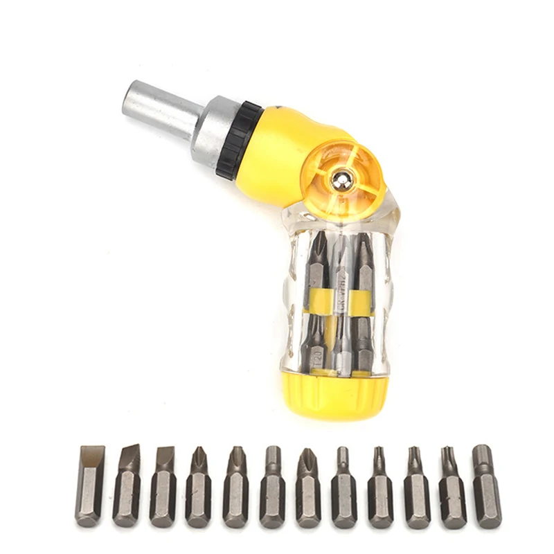 Multifunction 12in1 Screwdriver Set 180 Degree Rotating Disassemble For Tablets Phone Computer Watch Mini Electronic Repair Tool |