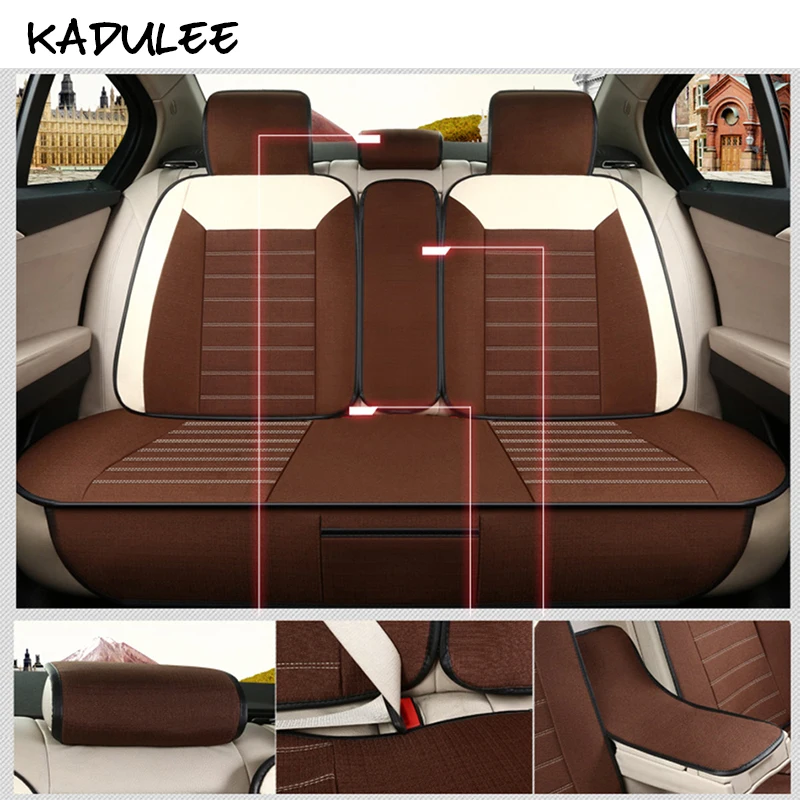 Автомобильные аксессуары KADULEE для Fiat linea grande punto palio albea uno 500 freemont чехлы сидений
