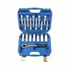 18pcs Steering Hub Suspension Shock Absorber Strut Nut Removal Tool Socket Kit Ratchet Sockets Set