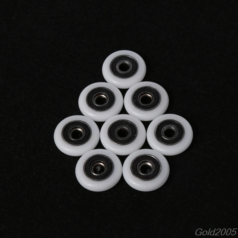 Bath cabinet roller wheel 8 Pcs shower room accessories bearing roller wheel 5*23*5.7mm G25 Whosale&DropShip shower door rollers,shower room rollers,roller bearing,pu roller