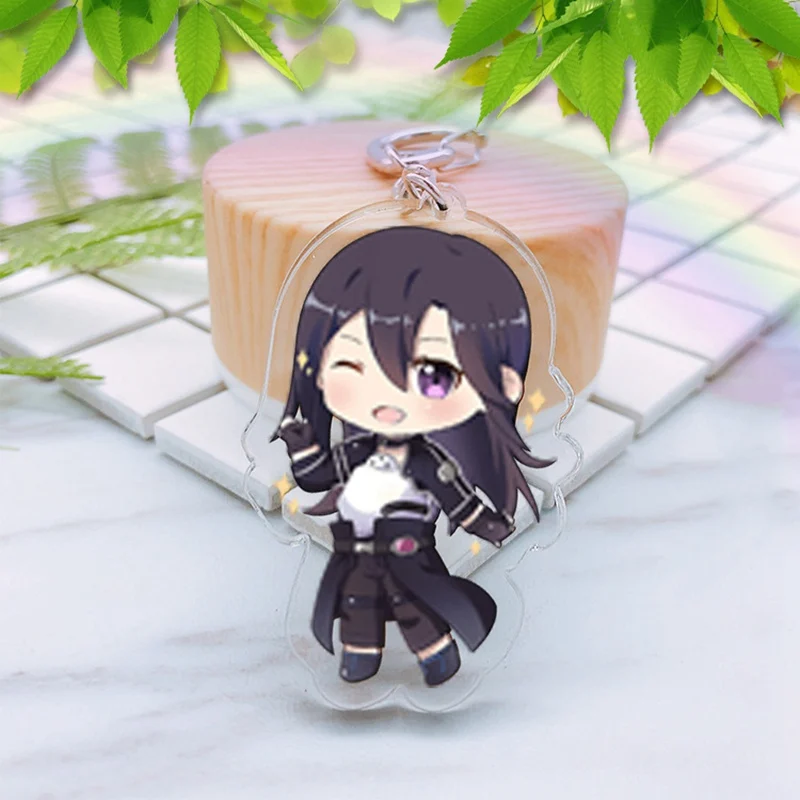 Брелок Kirito asunayuki Sinon в 5 стилях брелок с акриловым принтом Мультяшные фигурки