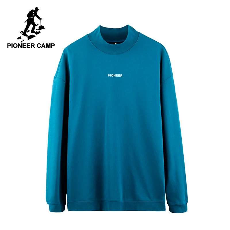 

Pioneer Camp new design turtleneck tracksuit men brand-clothing simple casual sweatshirt male quality hoodies AWY702288