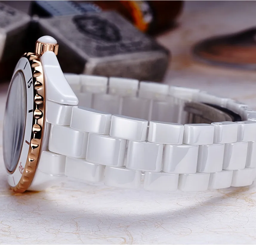 DALISHI Brand Women Quartz Pearl Ceramic Watch Ladies Dress Watches Fashion Girl Hour Women Charm Wristwatch Relogio Feminino