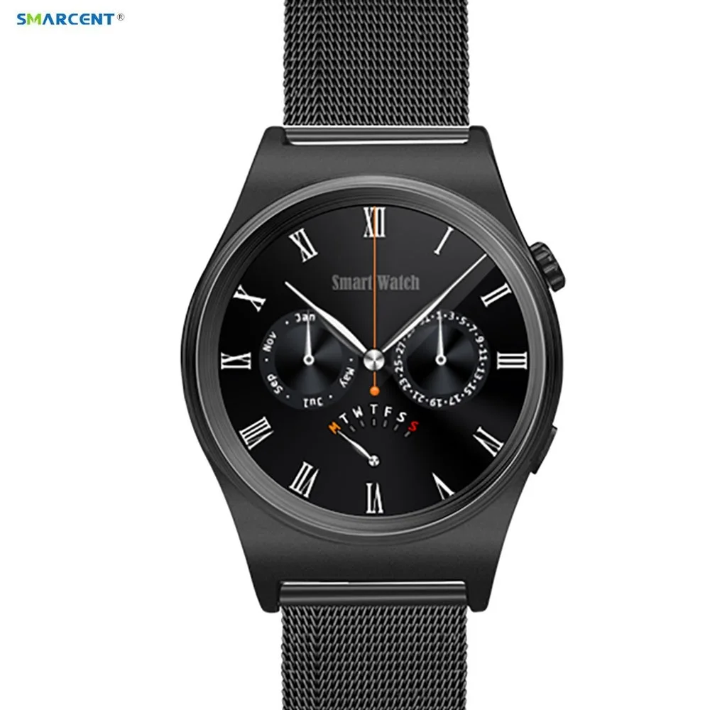 

Smarcent Smart watch X10 Wearable Devices Clock 1.30" inch OGS Screen 128M+64M Bluetooth SmartWatch Android Electronics Watches