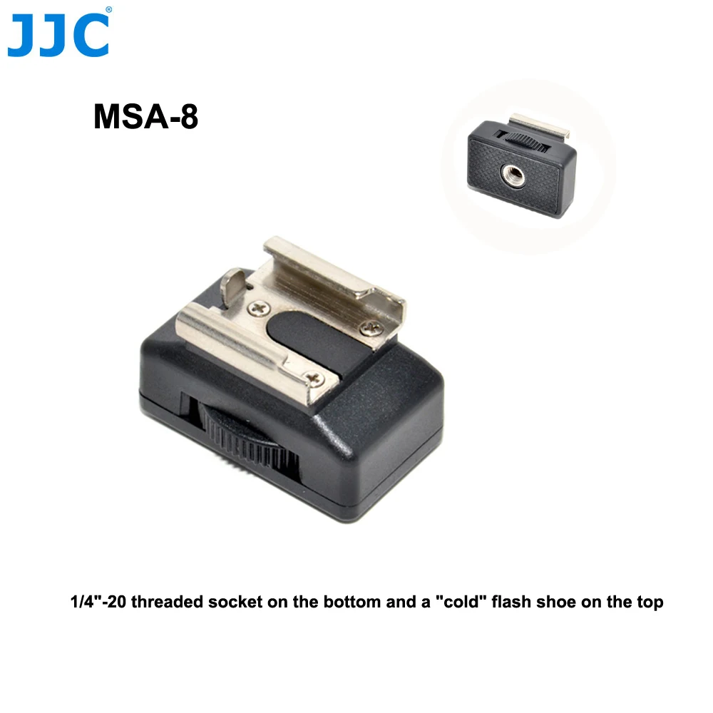 JJC камера аксессуары для фото Холодный башмак адаптер LED Свет Стенд 1/4 &quot 20 штатив