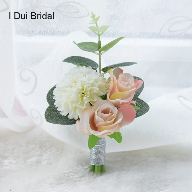 4pc Lot Wedding Boutonniere Rustic Guest Corsage Flower 4pc Lot Wedding Boutonniere Rustic Guest Corsage Flower Bridesmaid Bestman