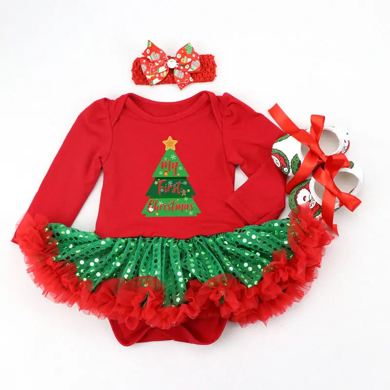 Хлопковая одежда для маленьких девочек; Рождественский Костюм Супермена и Бэтмена для новорожденных; комплекты с юбкой-пачкой для первого дня рождения; одежда для малышей - Цвет: 05