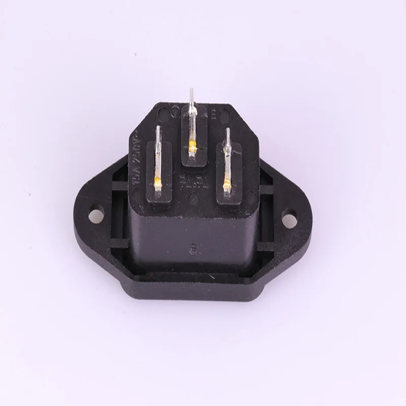 1 Pc 3 Pins AC DC Мощность Панель установлен разъем 250 V 10A розетка|Соединители| |