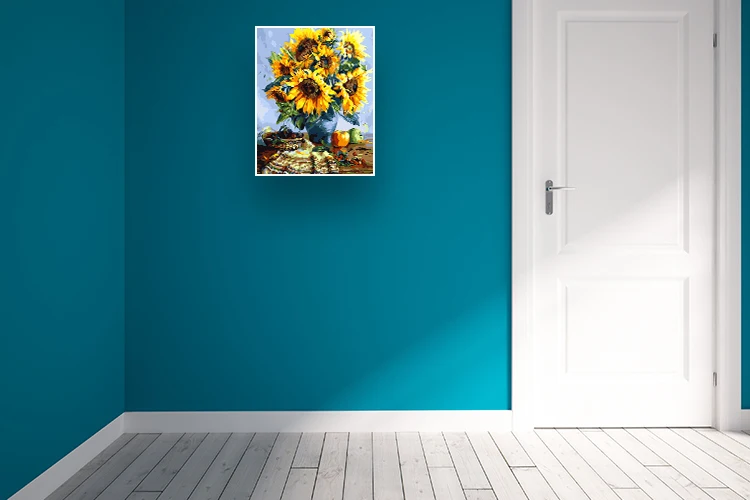 Краски по номерам Цветок Холст масляные краски ing DIY акриловые окраски цифровой модуль фотографии для гостиной стены ремесла искусства Женщины