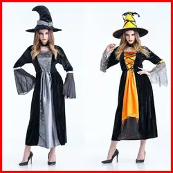 Новый костюм для Хэллоуина костюм ведьмы для взрослых роли Ugly напугать Для женщин Костюмы для косплея маскарадные вечерние трюк одежда
