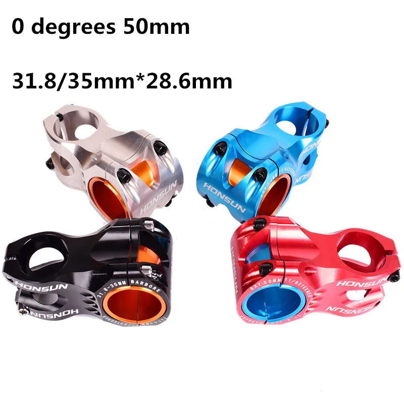 

Bicycle stem 31.8mm 35mm Al-alloy CNC ultralight MTB mountain bike handlebar stem 28.6mm ahead 50mm 0 degree DH/AM/XC