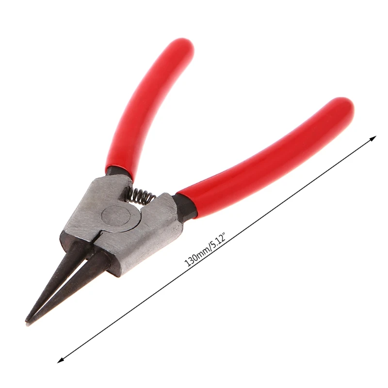 

5 Inch External Straight Tips Snap Ring Plier Circlip Plier External Straight Tip Type Snap Ring Retainer Shaft Clamp
