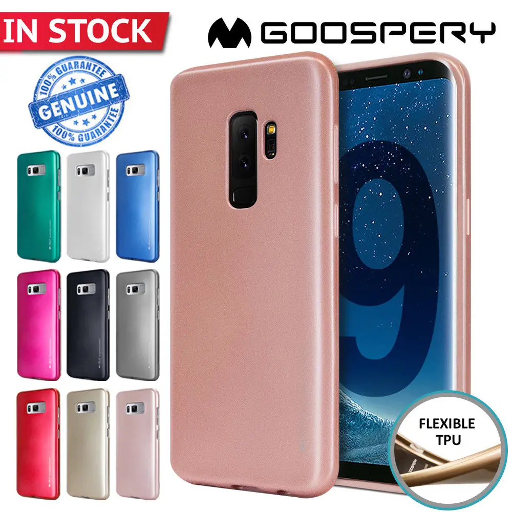 

Genuine MERCURY GOOSPERY i-Jelly Slim Fit Thin TPU Bumper Case Cover Skin For Samsung Galaxy S9 S9 PLUS