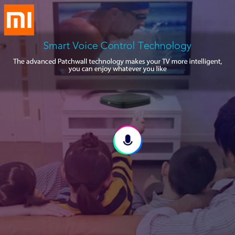 Оригинальная ТВ приставка XIAOMI Mi Box 4 в китайской версии Mi4 Android 6 0 четырехъядерный