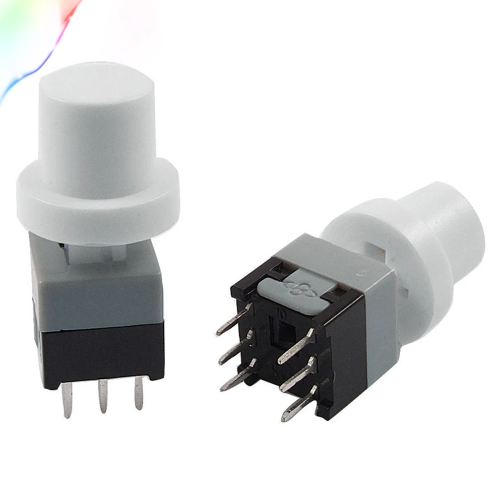 10 шт. 8 5x8 5 мм x 18 Мгновенный тактовый кнопочный переключатель 6 Pin w Cap|Выключатели| |