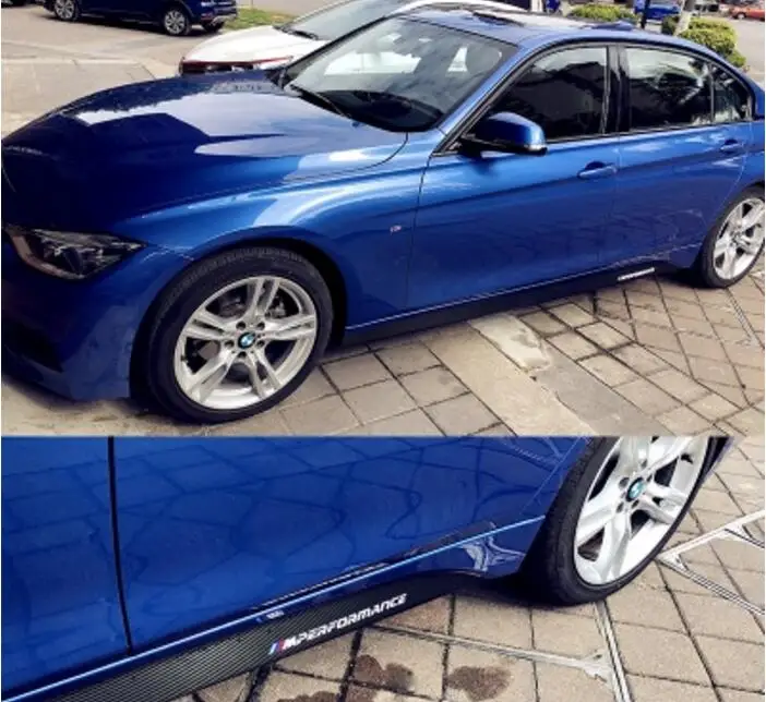 

JINGHANG For BMW 1 series 2 series 3 gt4 series 5 series 6 series X5MX6M side skirt body pull modified carbon fiber stickers